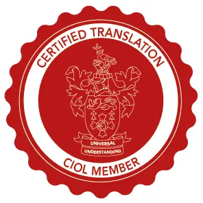 Certified/Sworn Translation